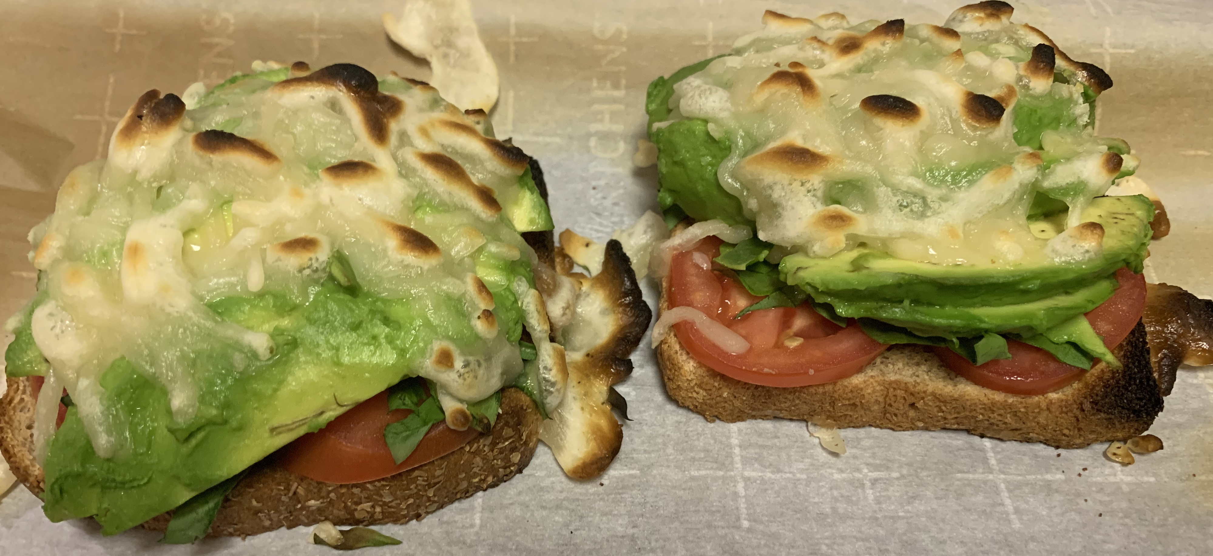 Tomato + Spinach + Avocado Melt