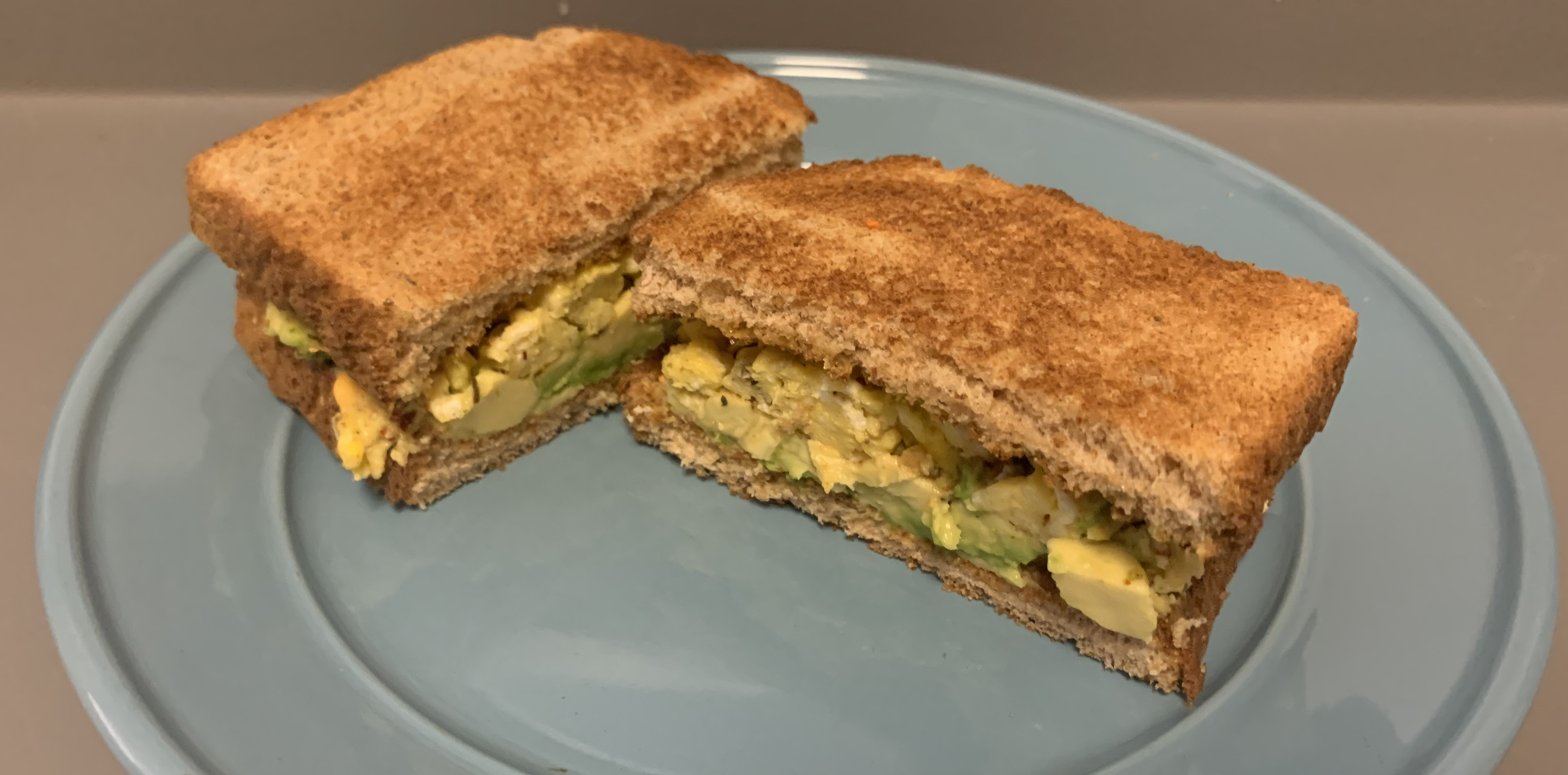 Breakfast Egg + Avocado Sandwich