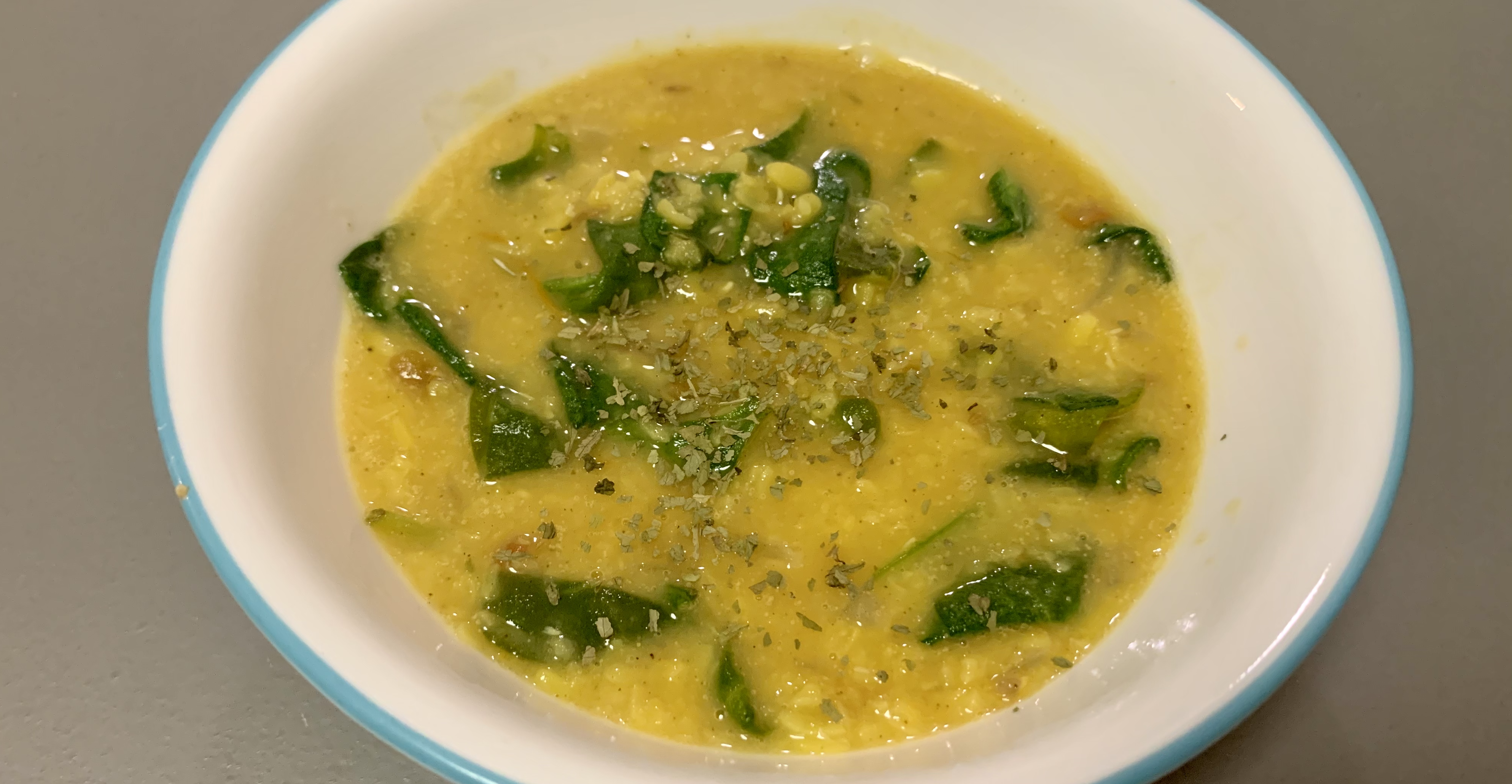 Lentil + Spinach Soup