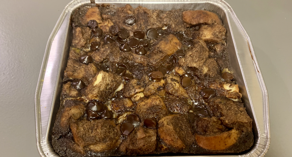 Dark Chocolate Bread Pudding