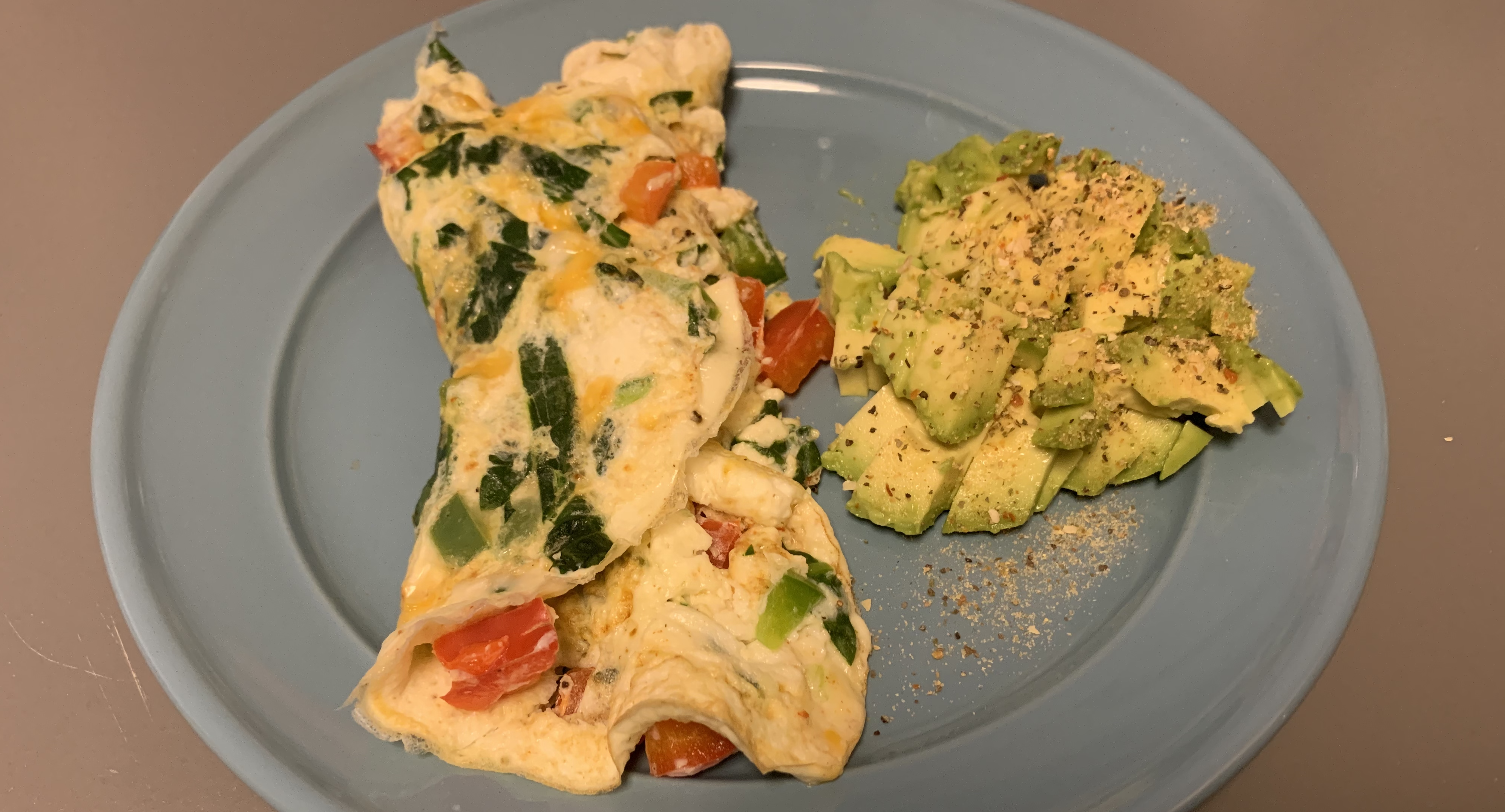 Veggie Egg White Omelette