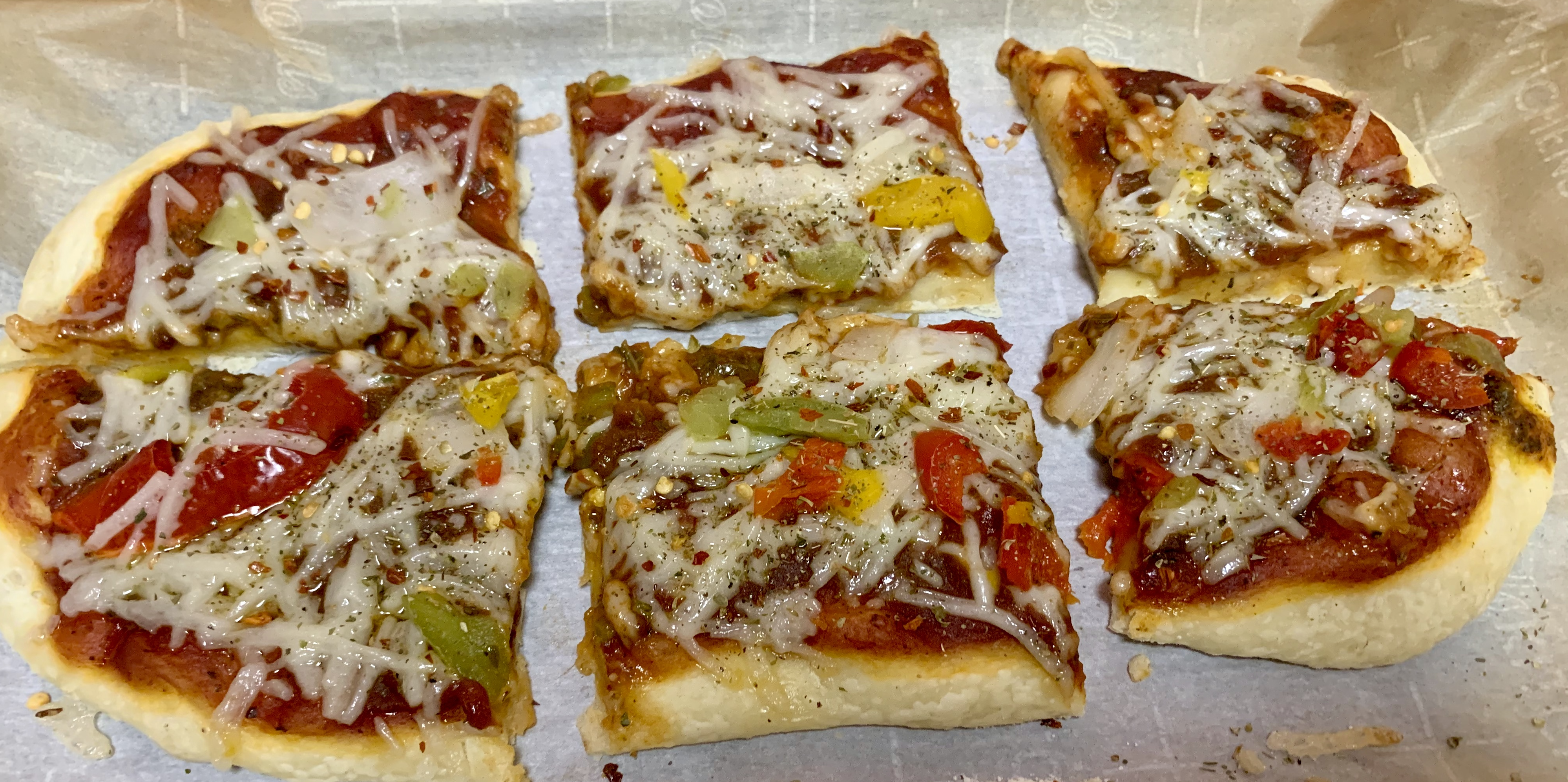 Thin-Crust Veggie Pizza