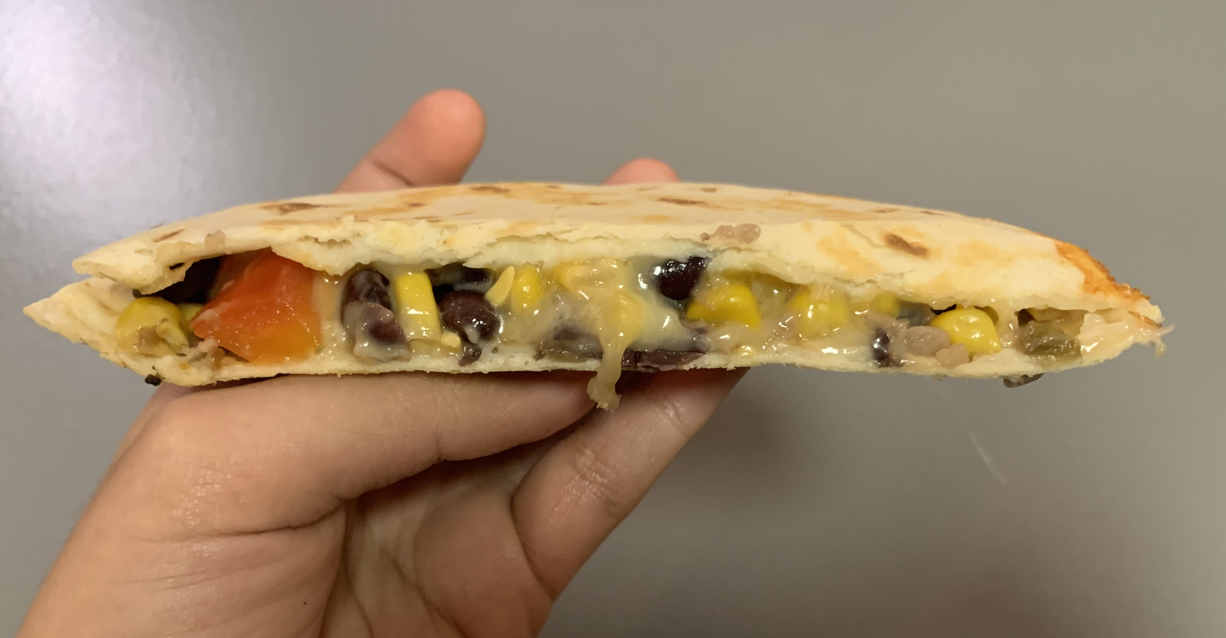 Black Bean + Corn + Peppers Quesadilla